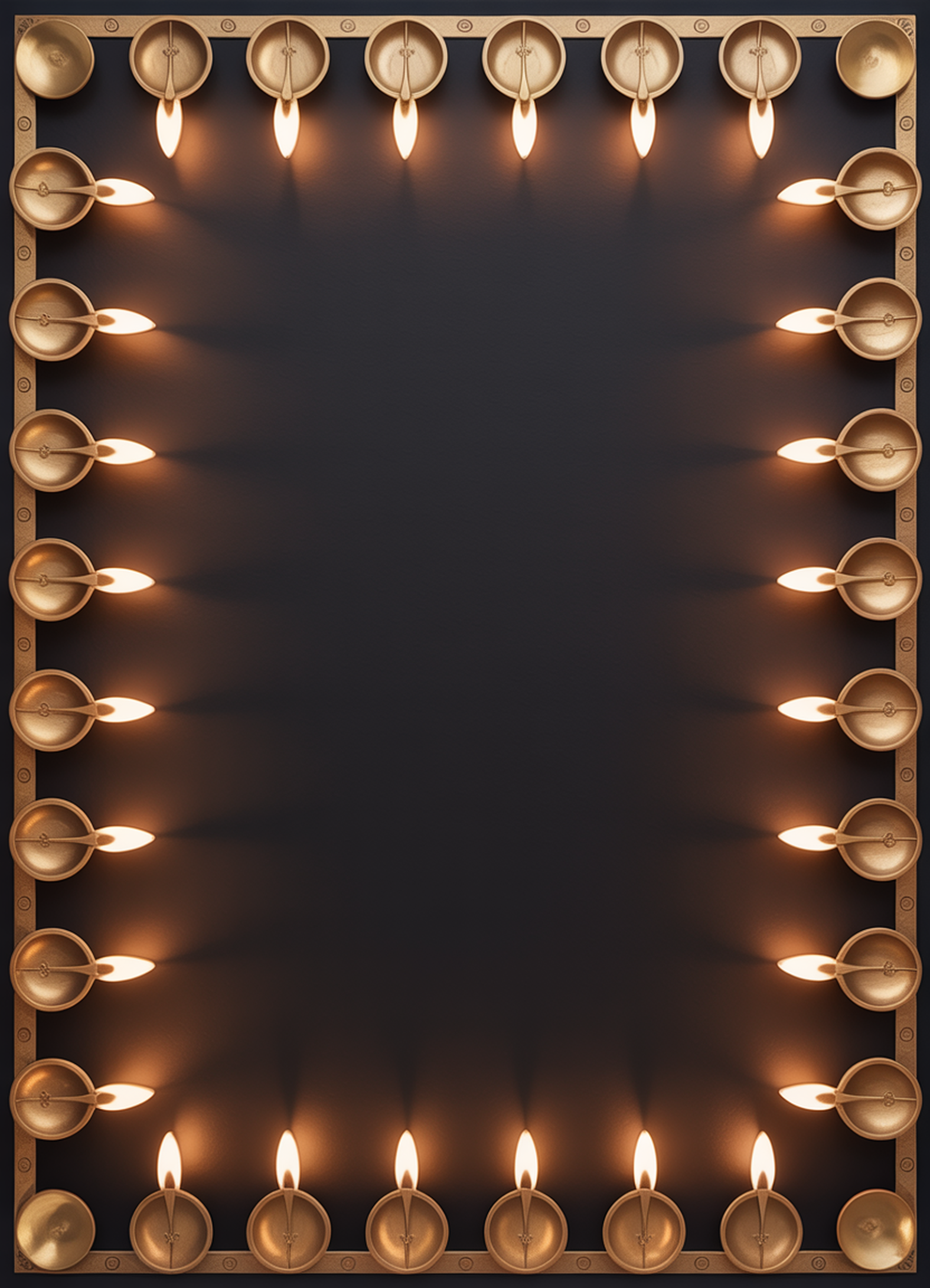 Diya Row Charcoal