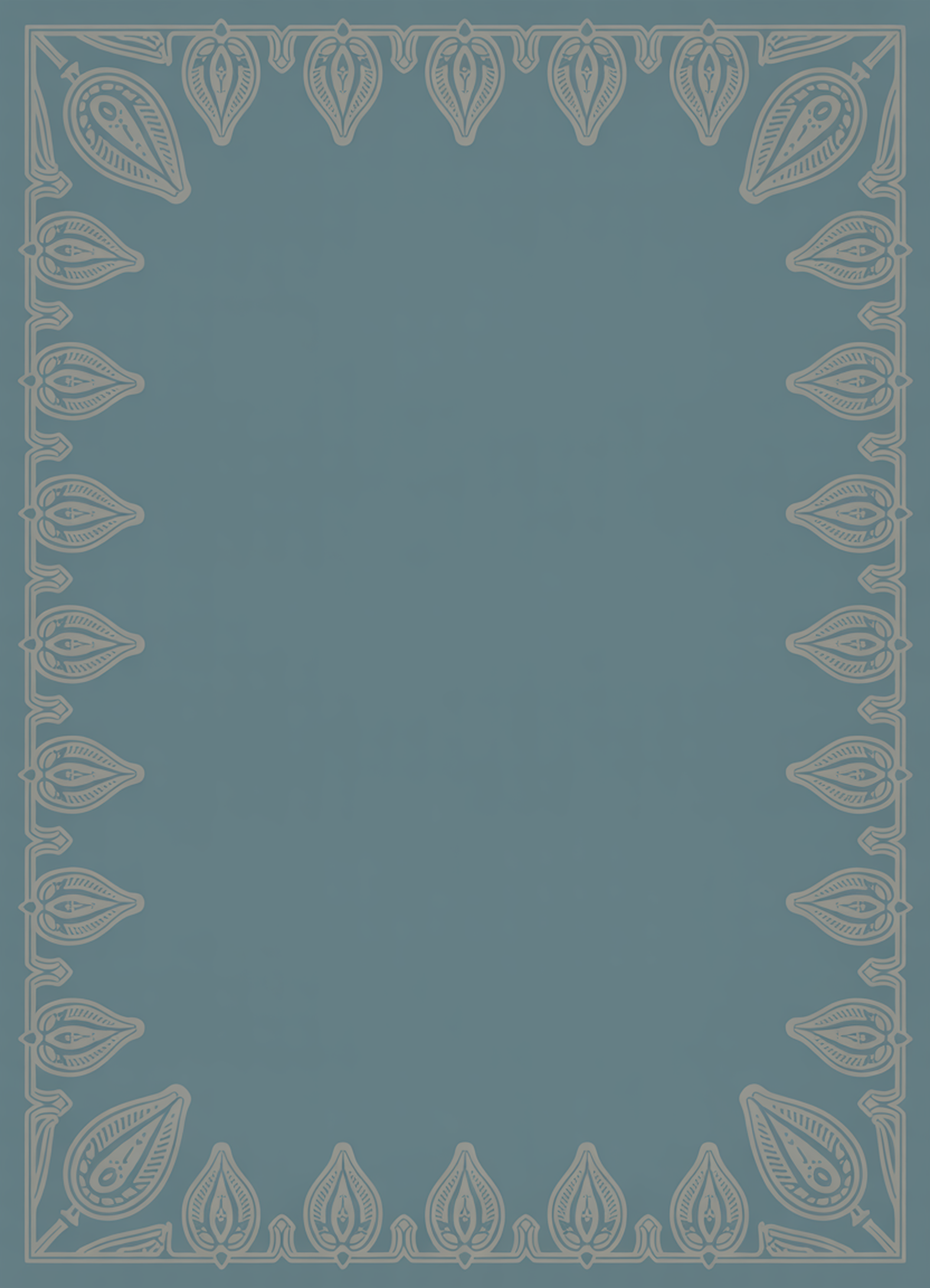Paisley Dusty Blue II