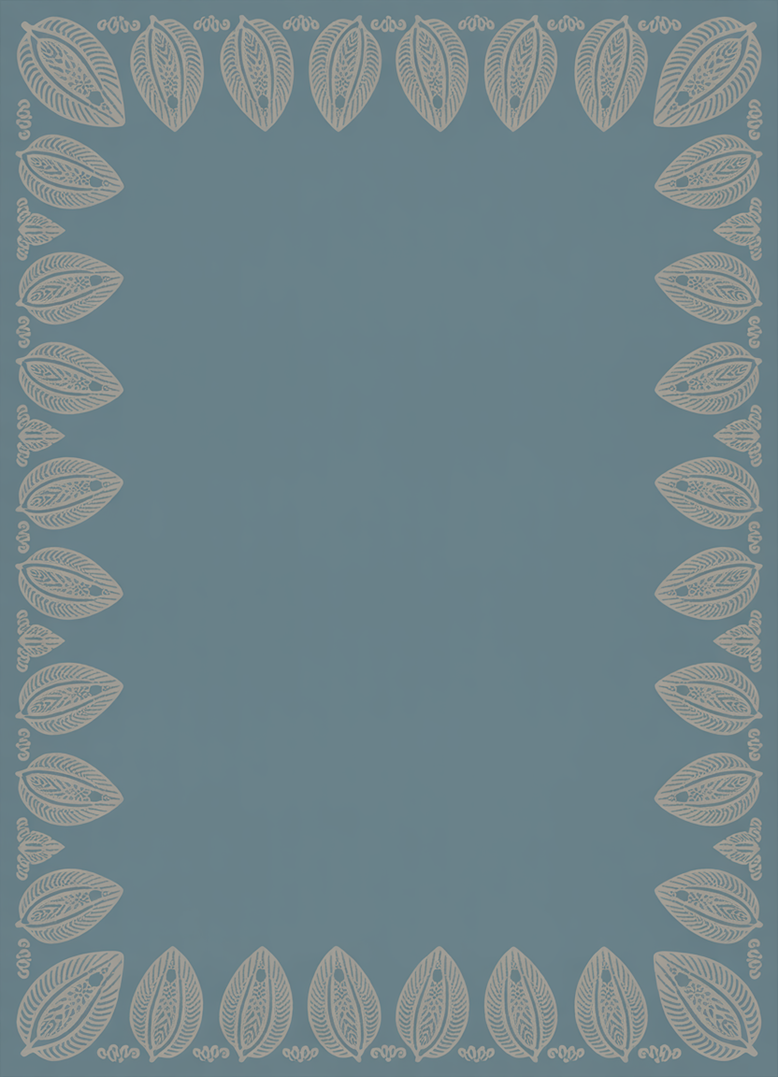 Paisley Dusty Blue IV